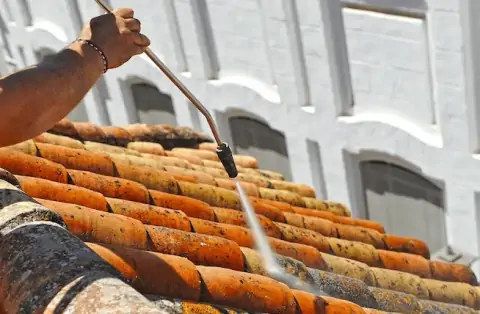 Nettoyage de toitures - Crottet